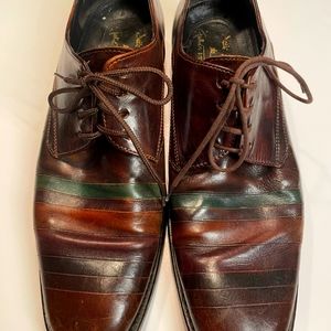 Galizio Torresi shoes style 318484 Size 40 brown with color blocks hand made